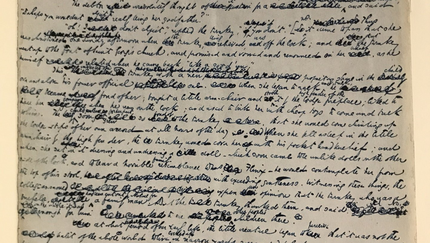 Charles Dickens, Little Dorrit manuscript