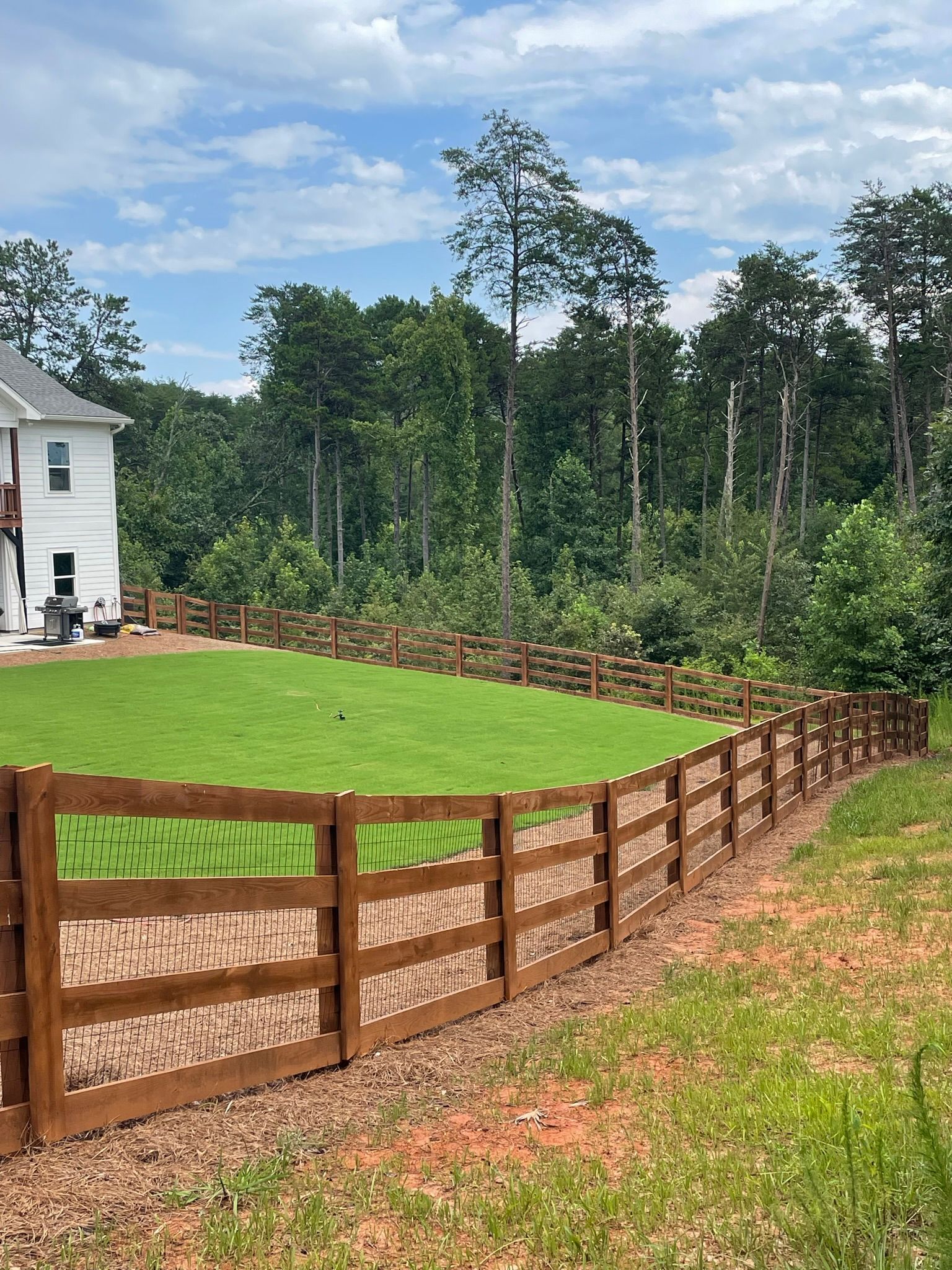 north georgia wood rail fence