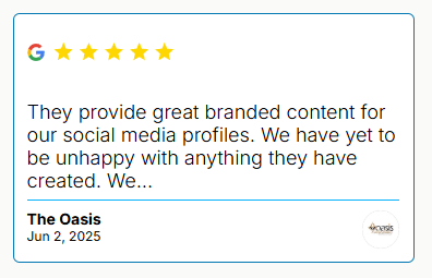 They provide great branded content for our social media profiles . we have yet to be unhappy with anything they have created.