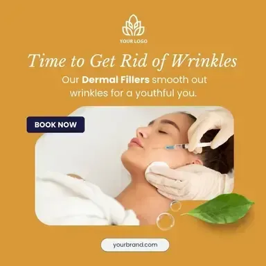 A woman is getting a dermal fillers treatment on her face.