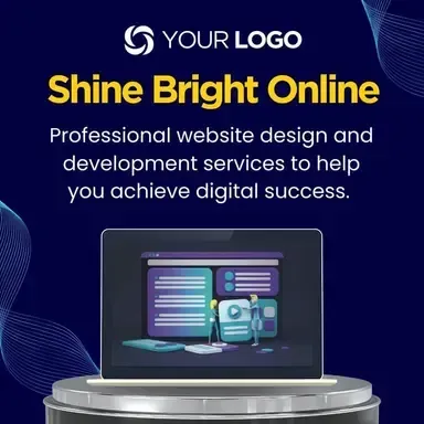 Shine bright online professional website design and development services to help you achieve digital success