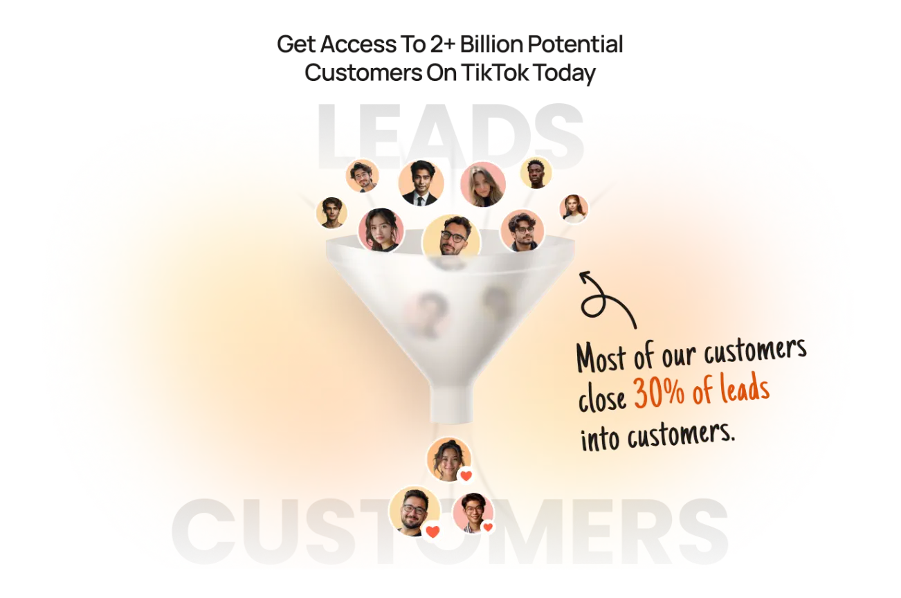 A poster that says get access to 3+ billion potential customers on facebook today