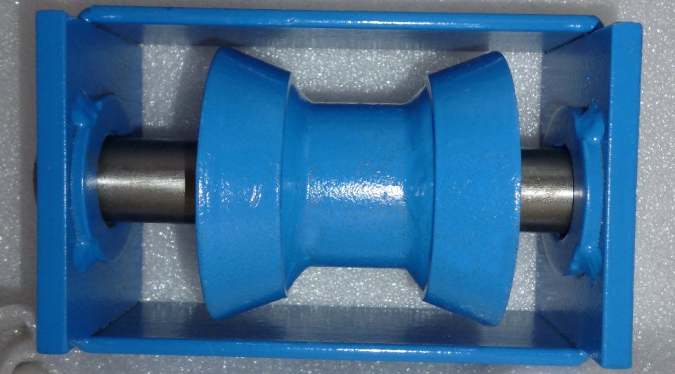 Supporti a rullo blu