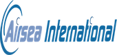 Alsea International logo in blue italic text with stylized swoosh accents