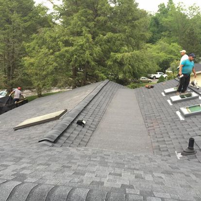 contractors working on a roof