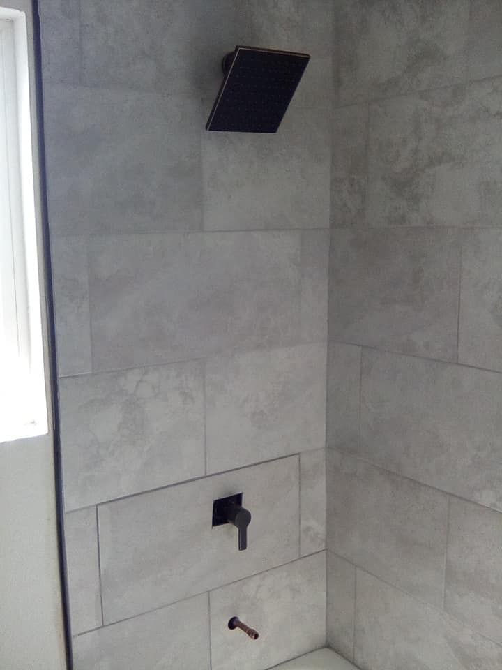 New Shower installed in the bathroom