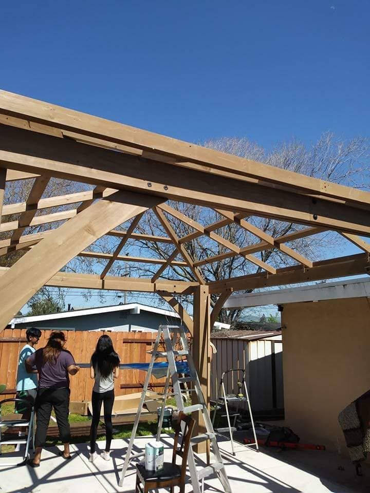 Newly Installed  Frame outside