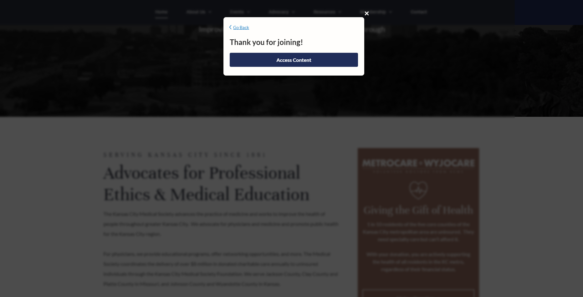 A website for advocates for professional ethics and medical education