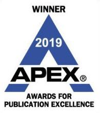 The apex logo is a winner of the 2019 awards for publication excellence.