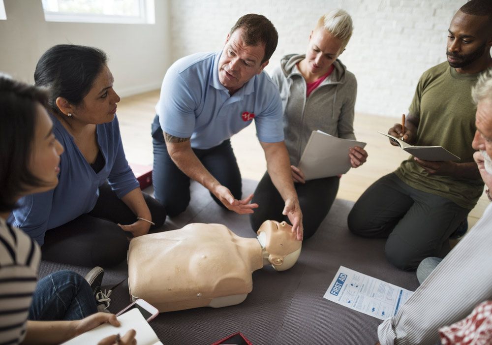 A Group Of People Are Sitting Around A Mannequin — NCA Consulting Pty Ltd in Alstonville, NSW