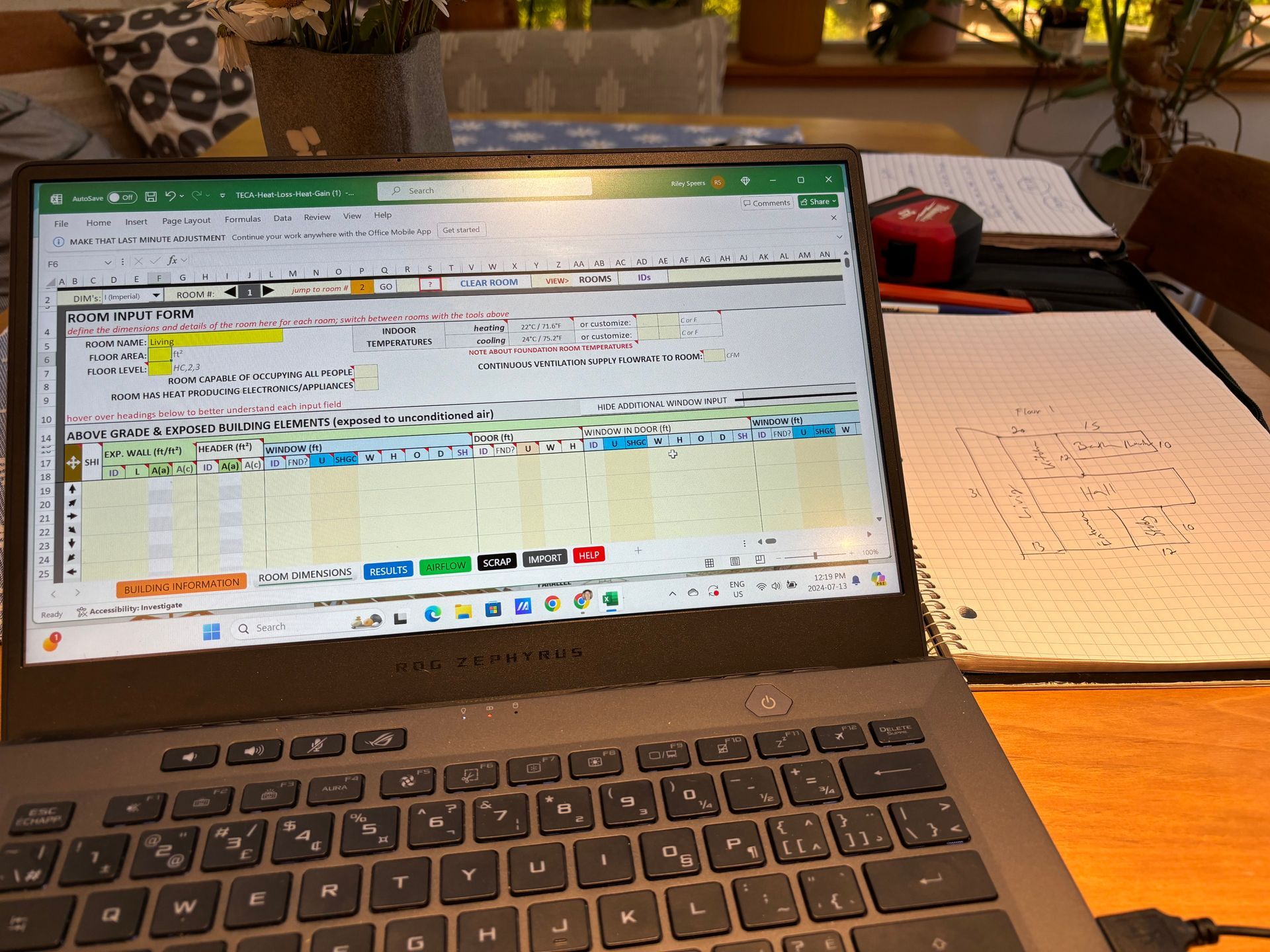 Heat Loss/Heat Gain Software Calculations. CSA 280