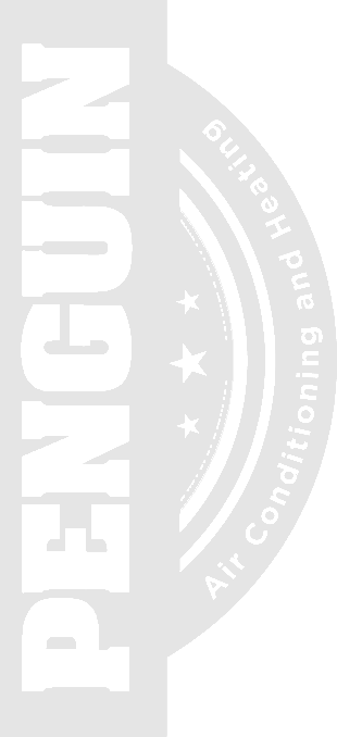 Logo for Penguin Air Conditioning and Heating.