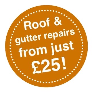 Roof and gutter repairs from just £25 by Mitcham  roofers Home Restoration Services