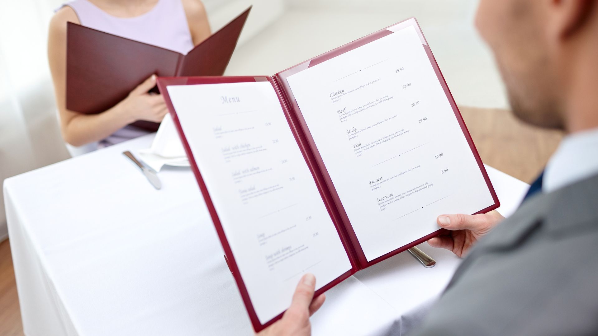 menus