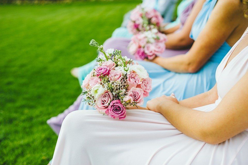 blue dress for baby girl Sale Ready-to-Ship Sequin Bridesmaid Dress main image 0