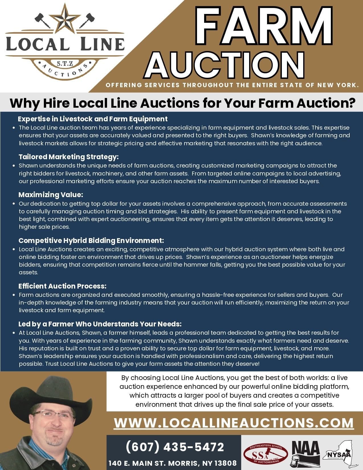 Farm Auction Flyer