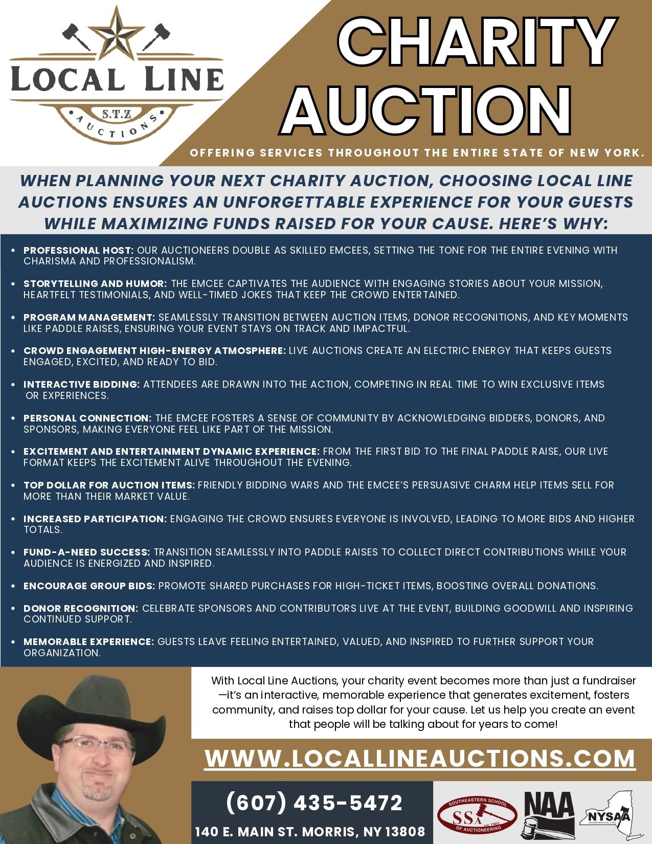 Charity Auction Flyer