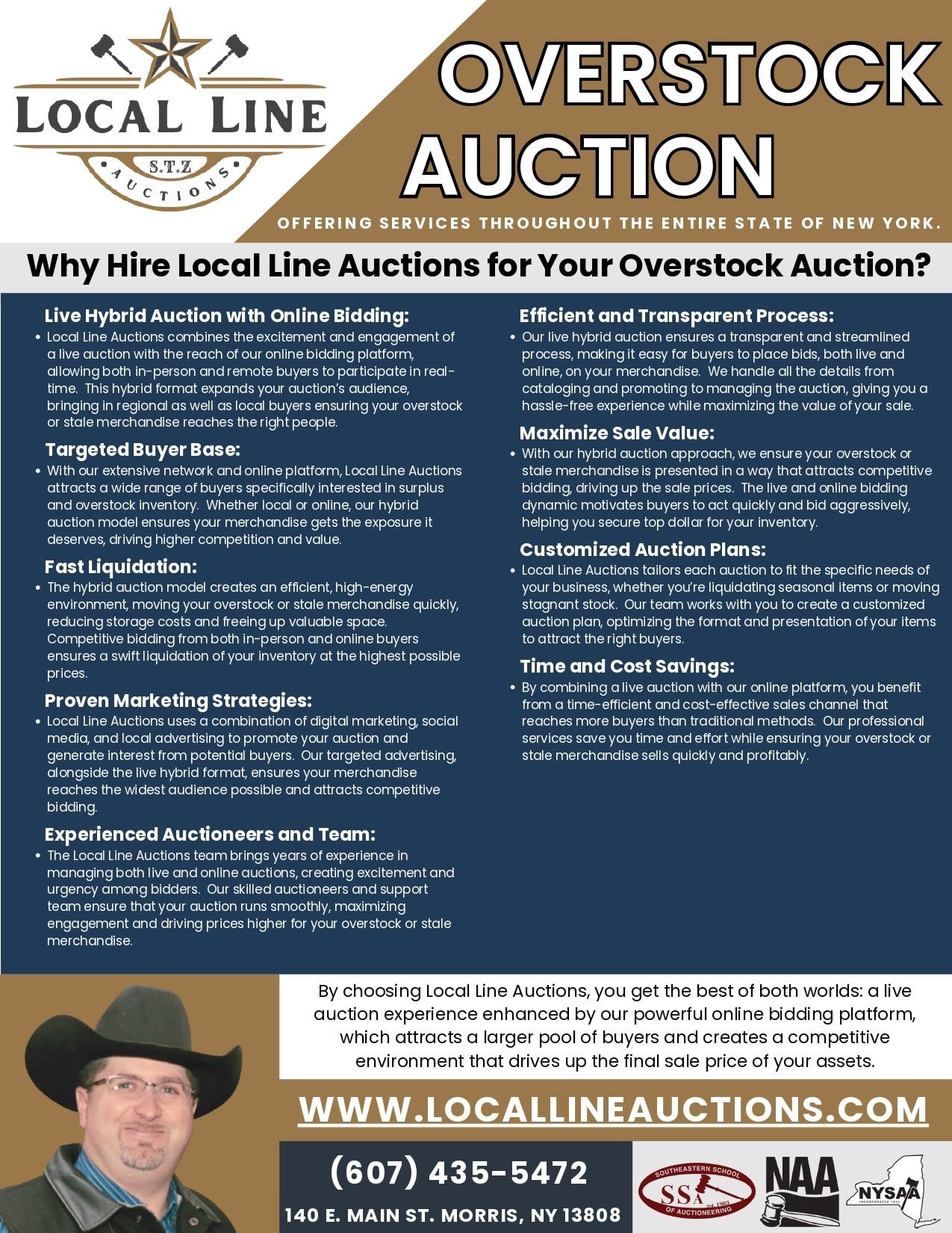 Overstock Auction Flyer