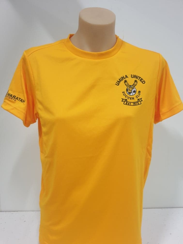 Yellow Shirt — Sportscoast Trophies & Embroidery in Erina, NSW