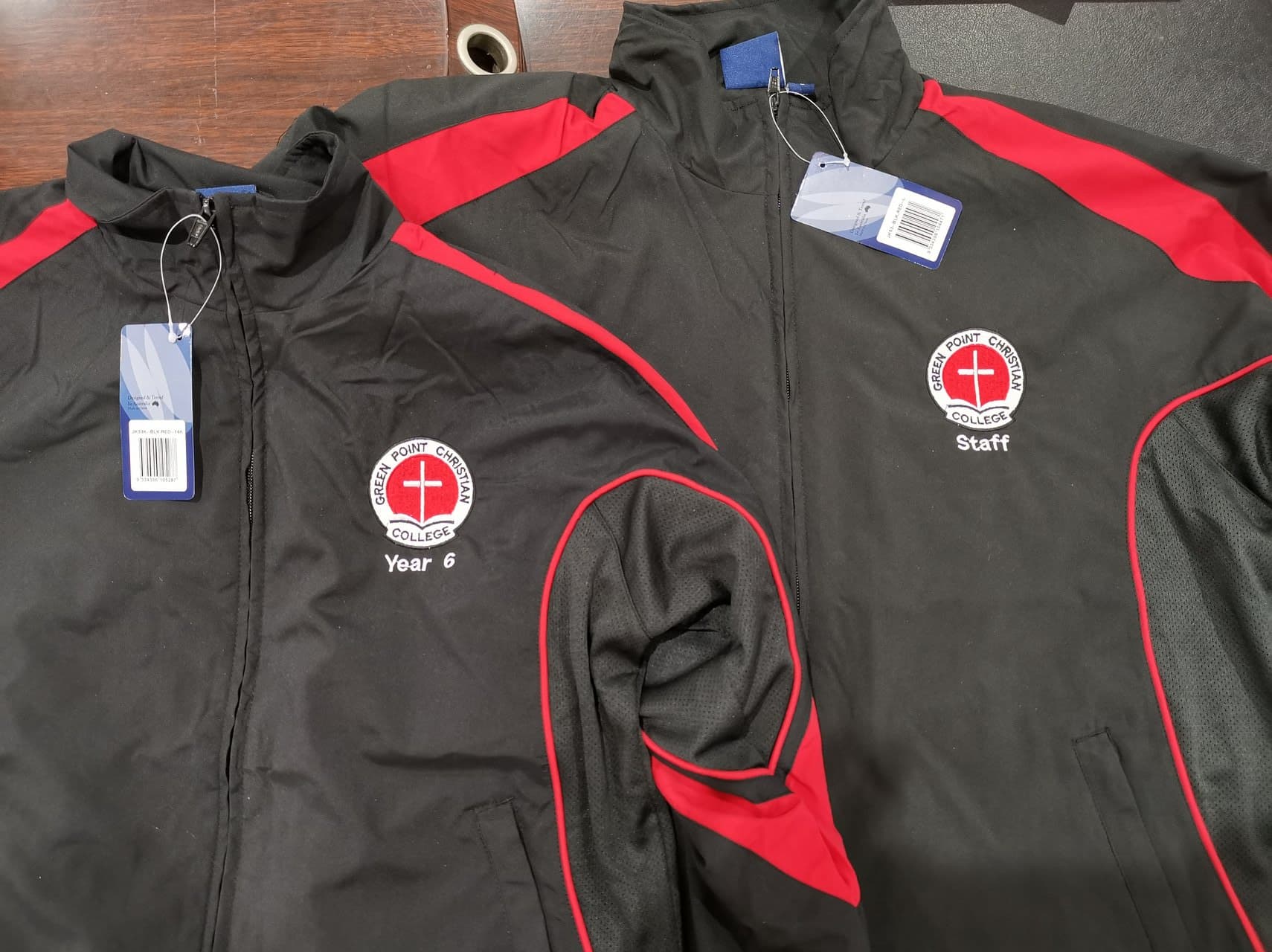 Red and Black Jacket — Sportscoast Trophies & Embroidery in Erina, NSW