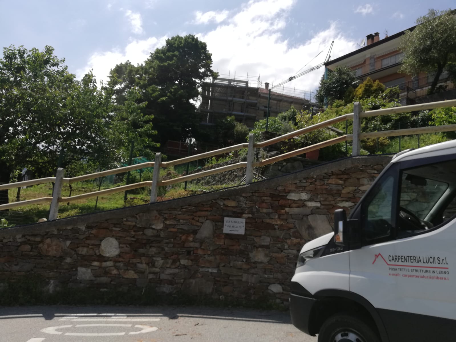 staccionata in legno