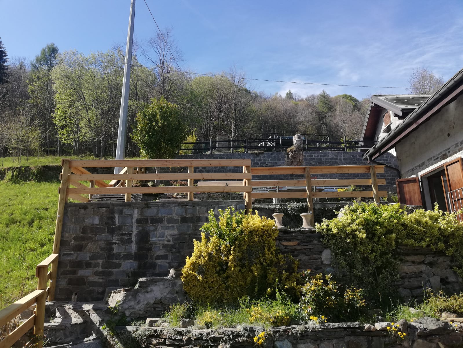 staccionata in legno