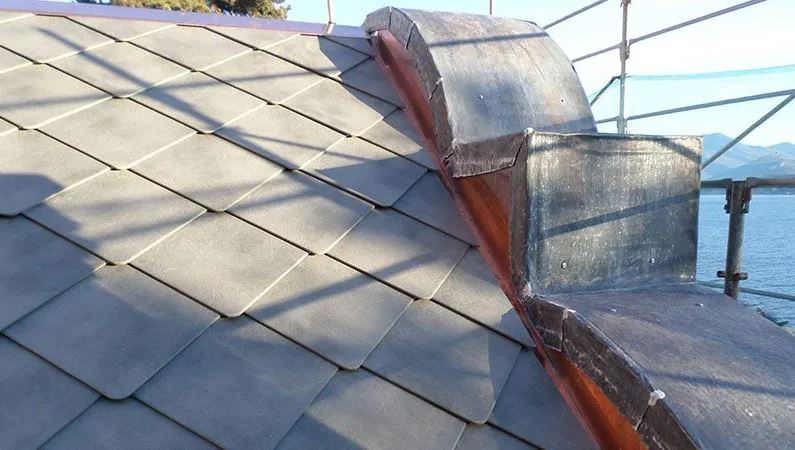 dettaglio di copertura edile