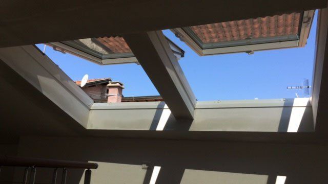 installazione di lucernari