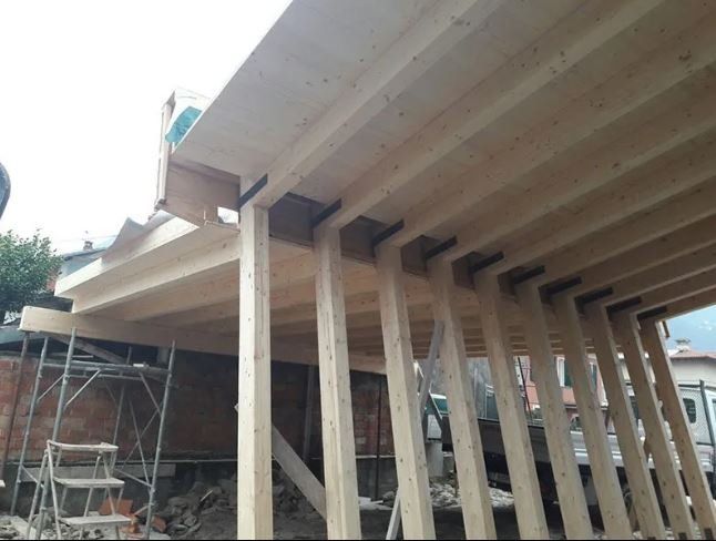 struttura per prefabbricato in legno