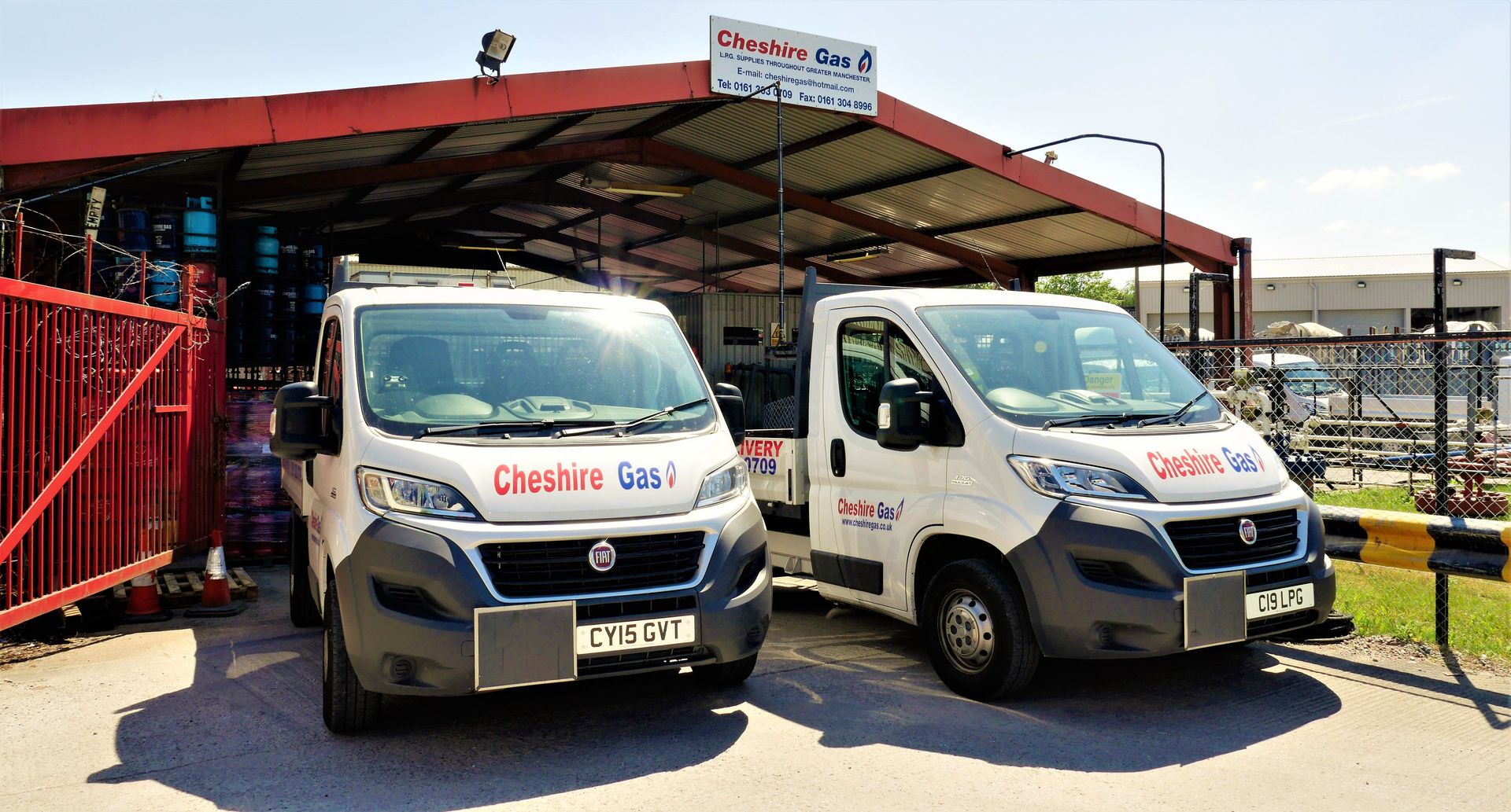 Bottled gas supplier in Manchester Cheshire Gas