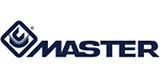 Il logo del marchio Master, caratterizzato da un'icona stilizzata a forma di chiave inglese di colore blu scuro all'interno di un rombo, accanto alla parola 