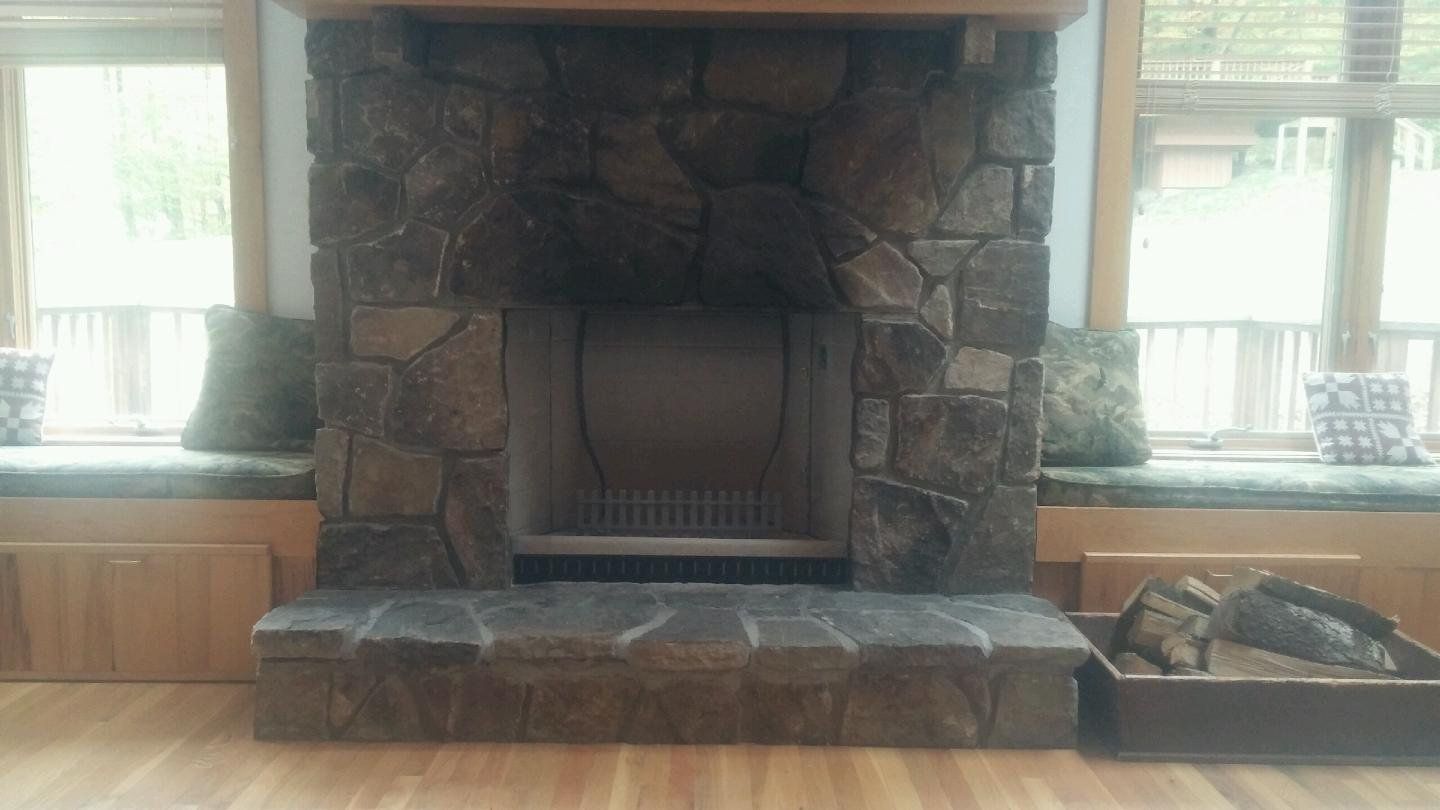 mendota gas fireplace insert picture