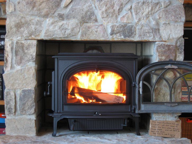 a fireplace store photo