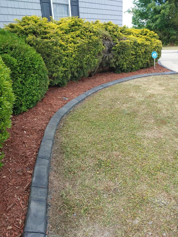 Edging Driveway and Walkways | Pikeville, NC | Landscaping Plus LLC