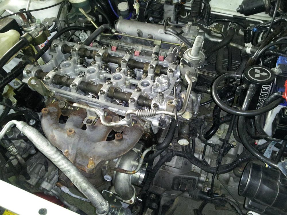 A Close Up of a Car Engine — Northern Service Centre in Westcourt, QLD