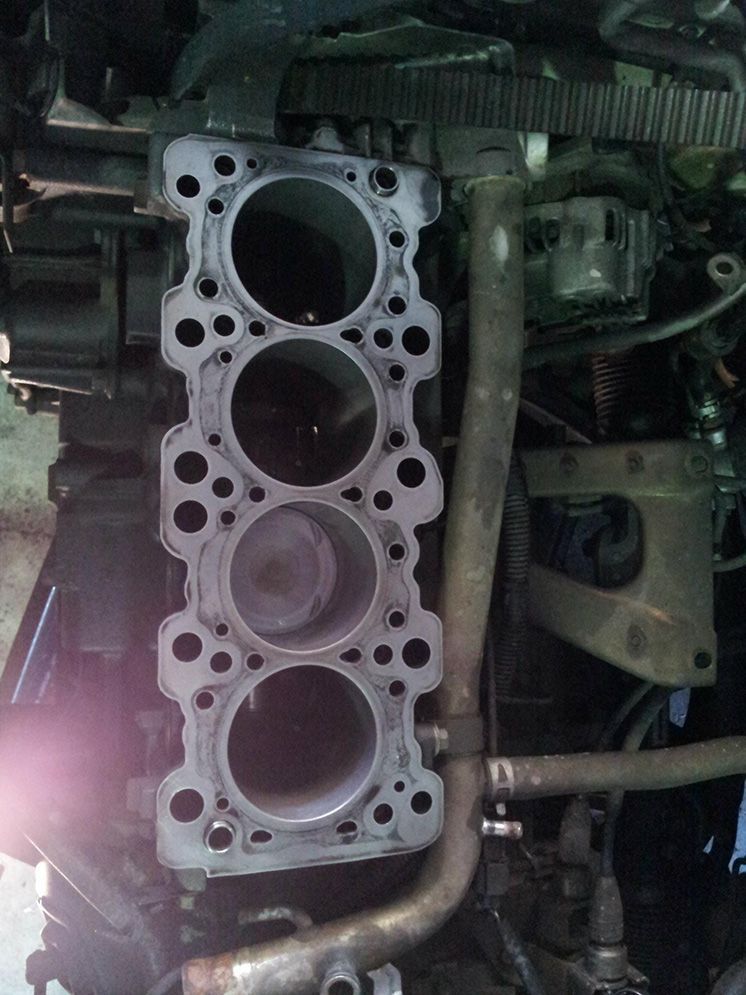 A Close Up of a Cylinder Block of a Car Engine — Northern Service Centre in Edmonton, QLD