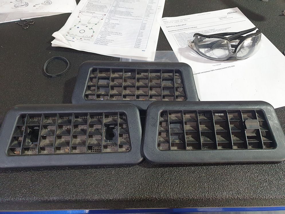 Three Air Vents Are Sitting on a Table — Northern Service Centre in Smithfield, QLD