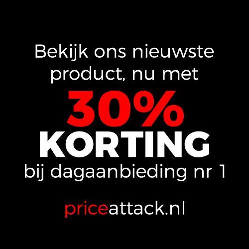 Een zwarte achtergrond met witte tekst die zegt 30% korting