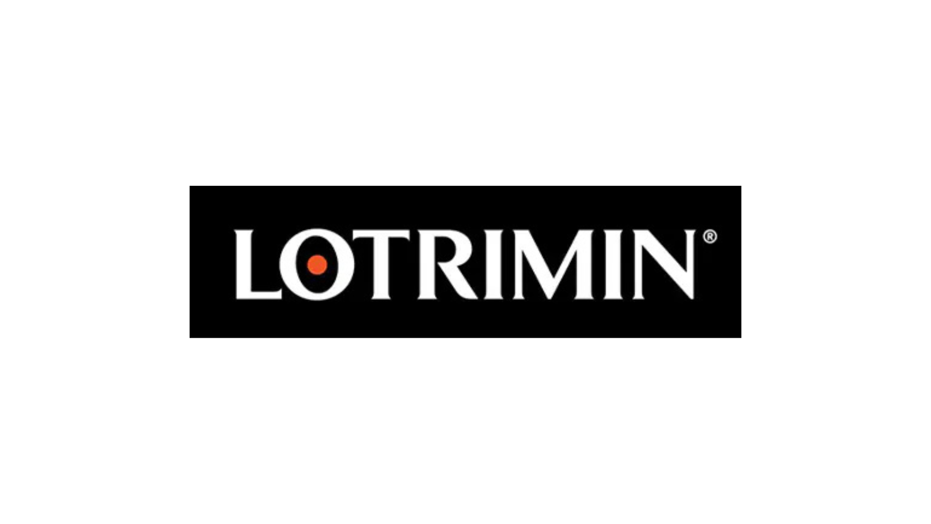 The lotrimin logo is on a white background.