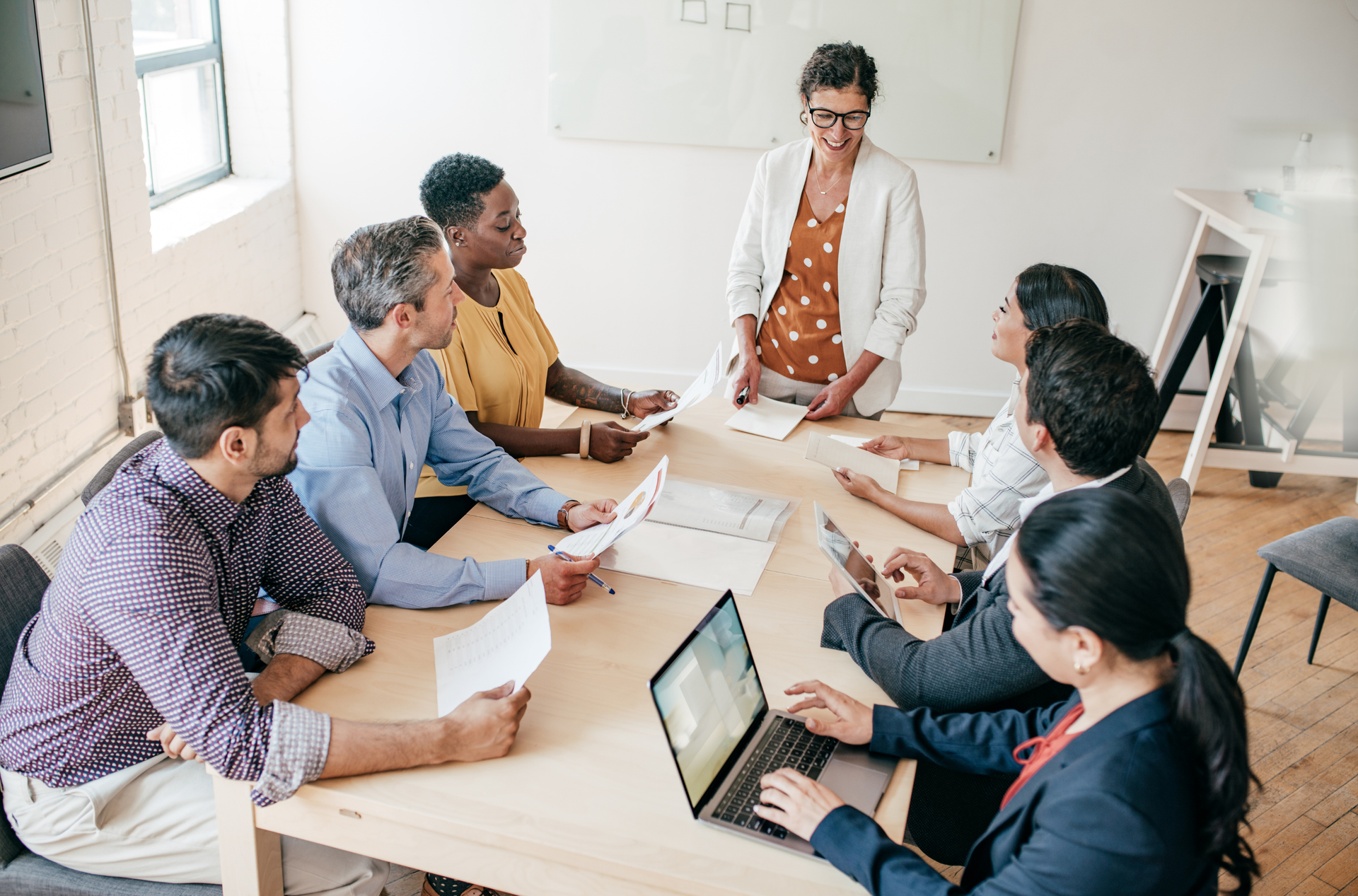 Group of people in a meeting