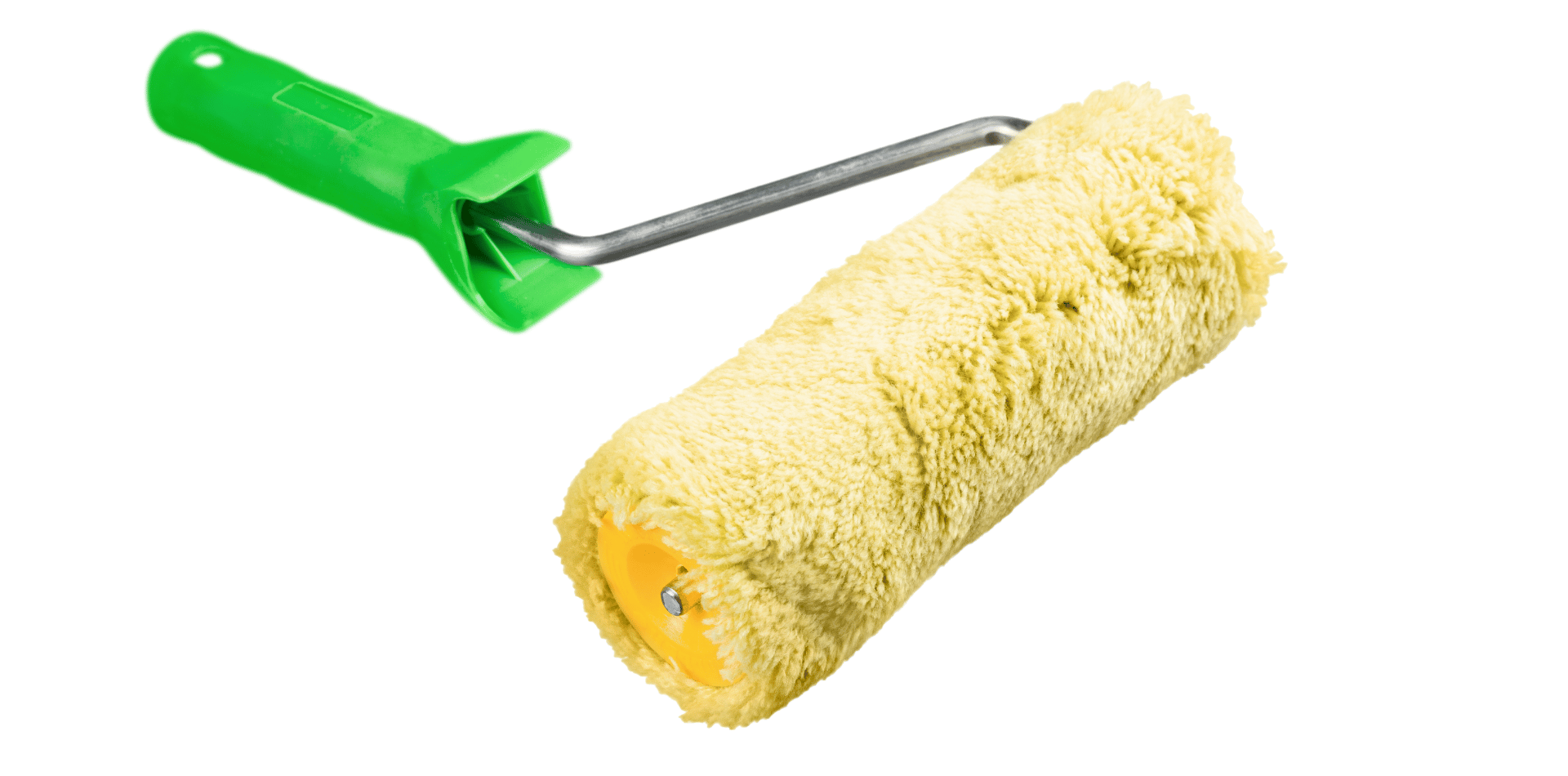 Cleaning a paint roller