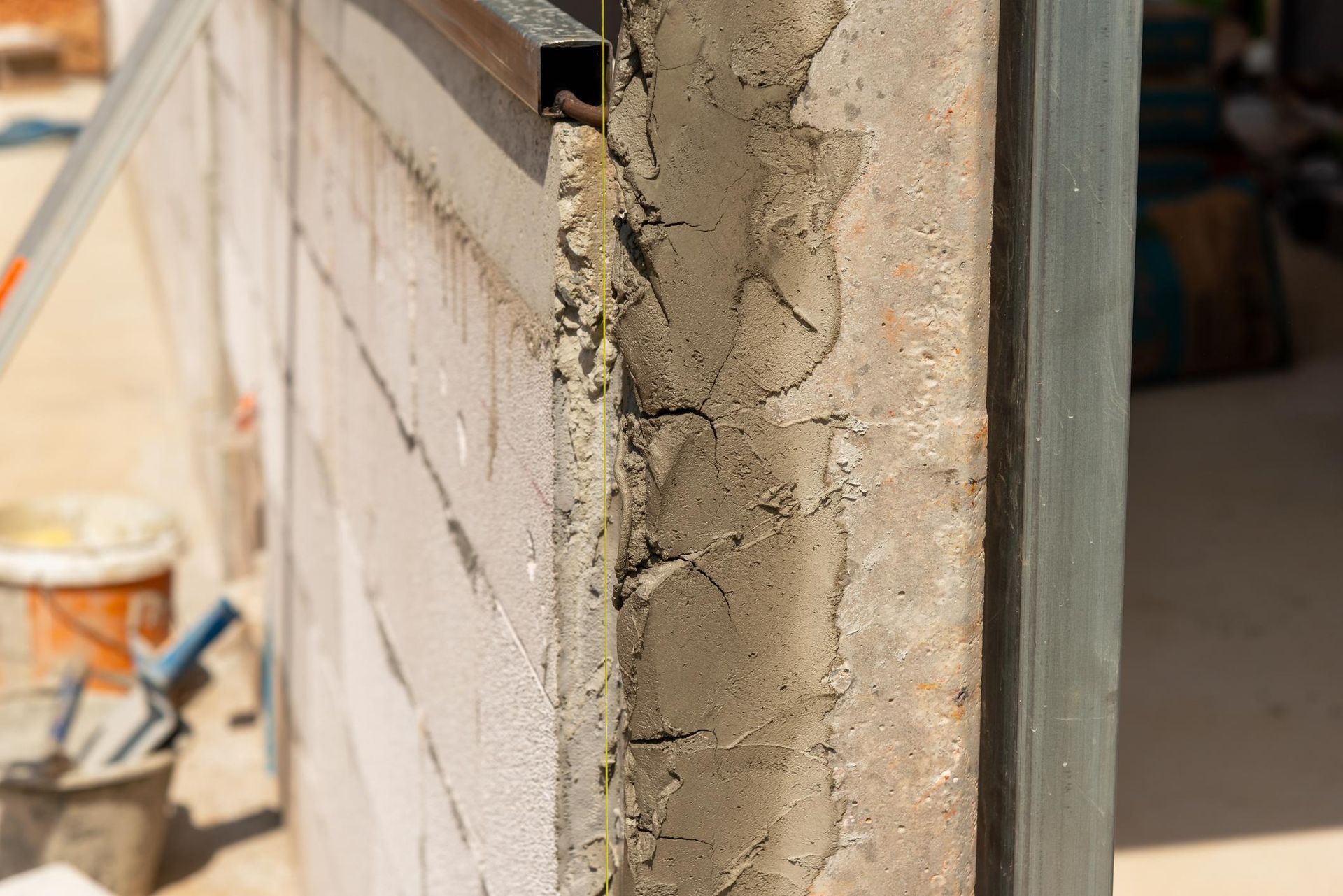 Preparing a wall ready for wallpaper