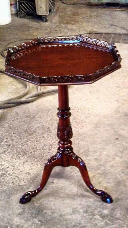 Side Table After — Schererville, IN — Anthony Carlo Fine Finishing & Restoration