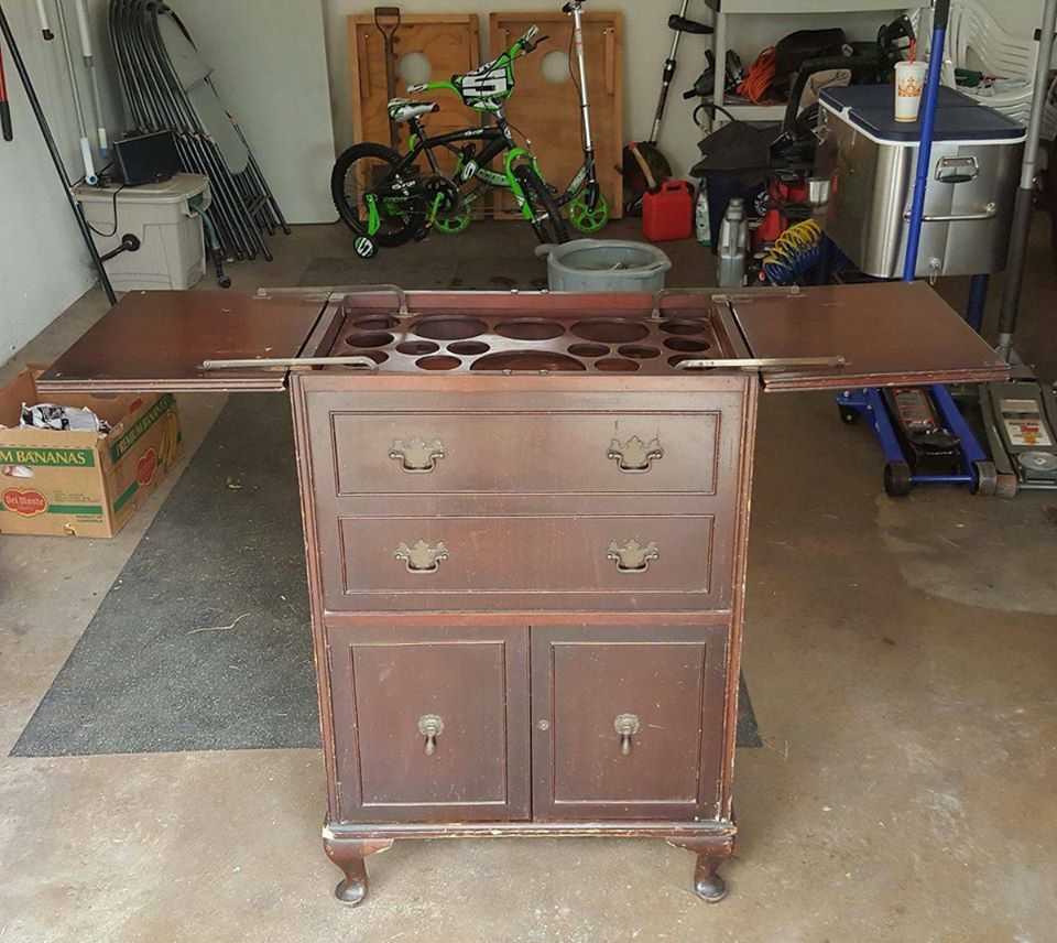 Cabinet Drawer Before — Schererville, IN — Anthony Carlo Fine Finishing & Restoration