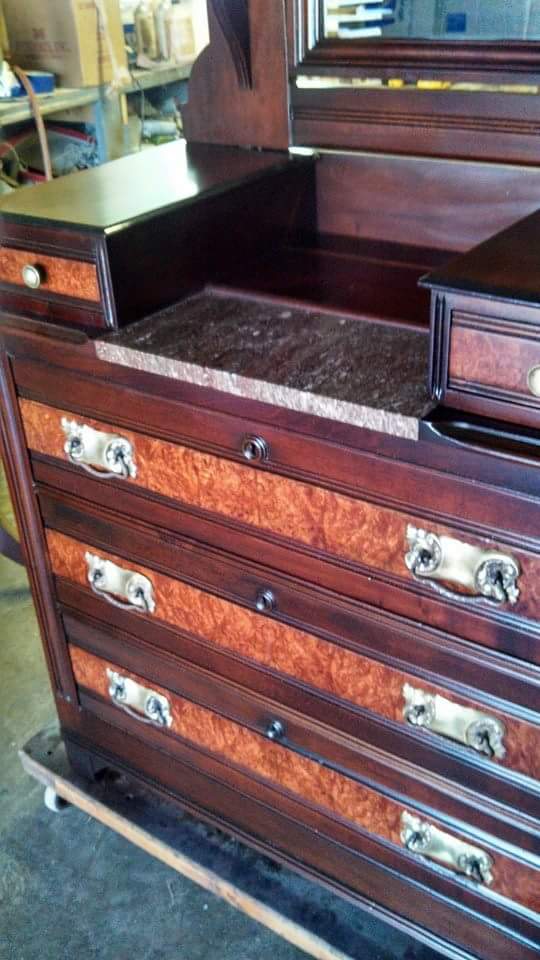 Refinished Drawer Closeup — Schererville, IN — Anthony Carlo Fine Finishing & Restoration