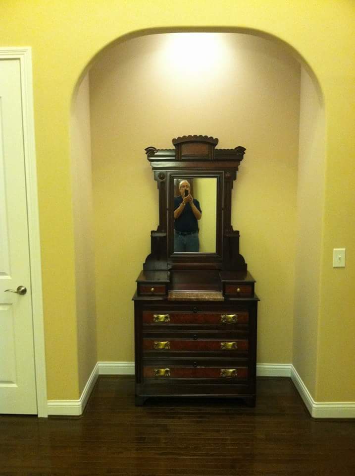 New Drawer with Mirror — Schererville, IN — Anthony Carlo Fine Finishing & Restoration