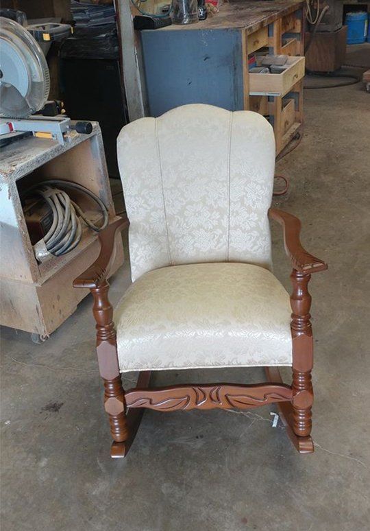 Rocking Chair After — Schererville, IN — Anthony Carlo Fine Finishing & Restoration