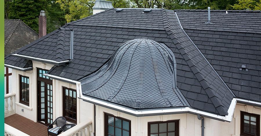 Recycled Rubber Composite Shingles