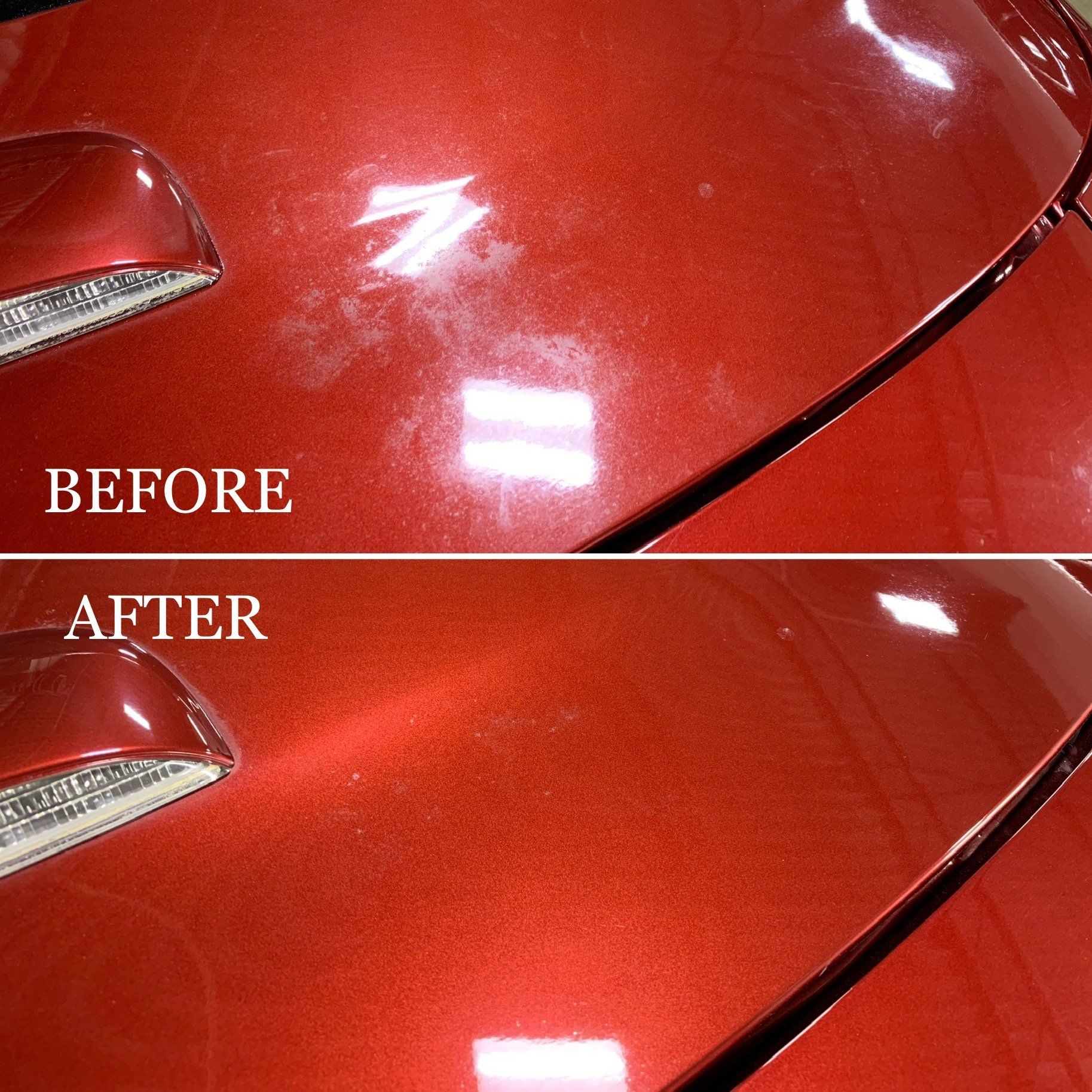 Paint correction before and after