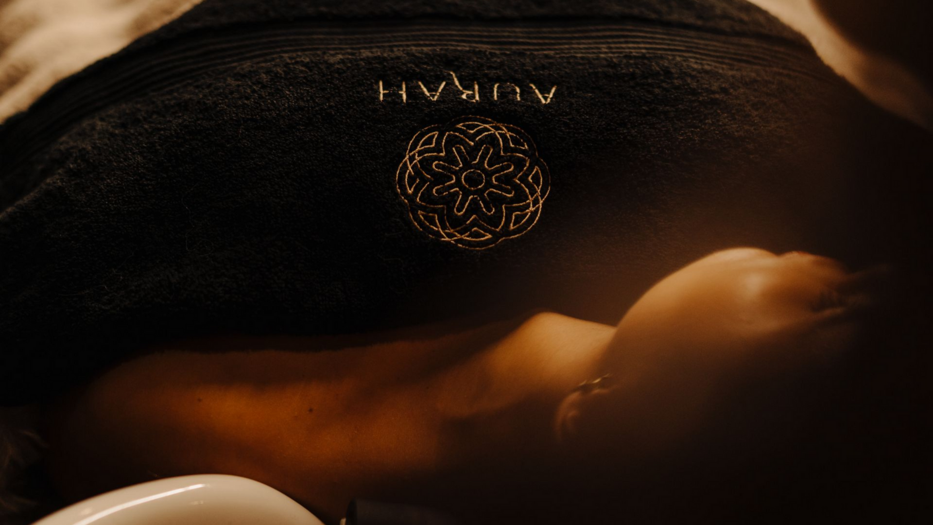 Pumkin cream face mask at Aurah spa in Prestwick, Ayrshire